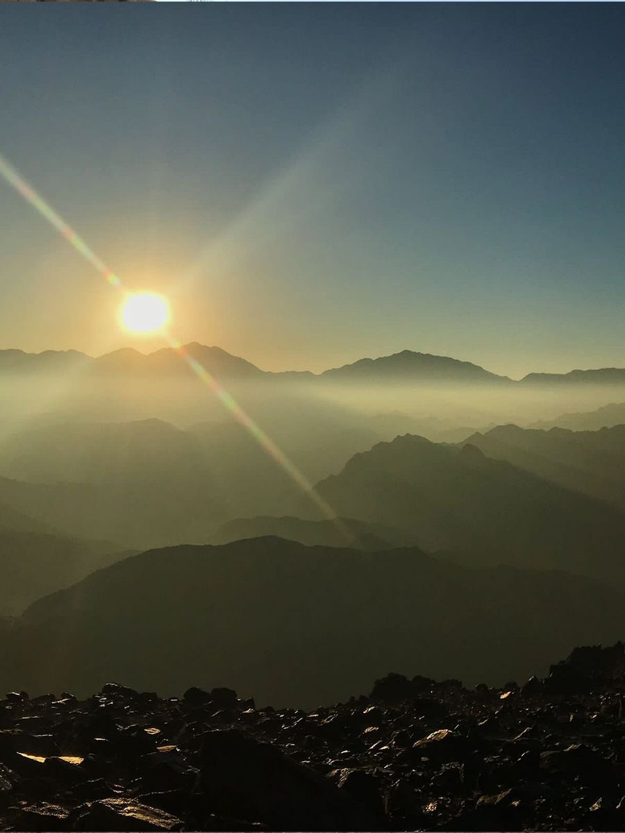 Hiking in the Hajar Mountains