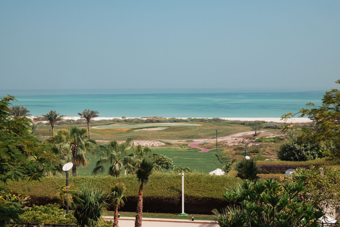 Private beach at the St. Regis Resort, Saadiyat Island