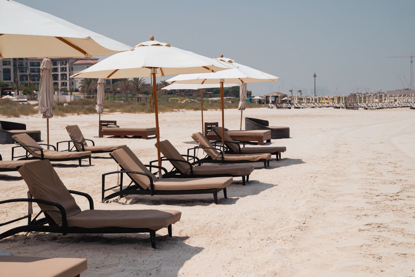 Private beach at the St. Regis Resort, Saadiyat Island