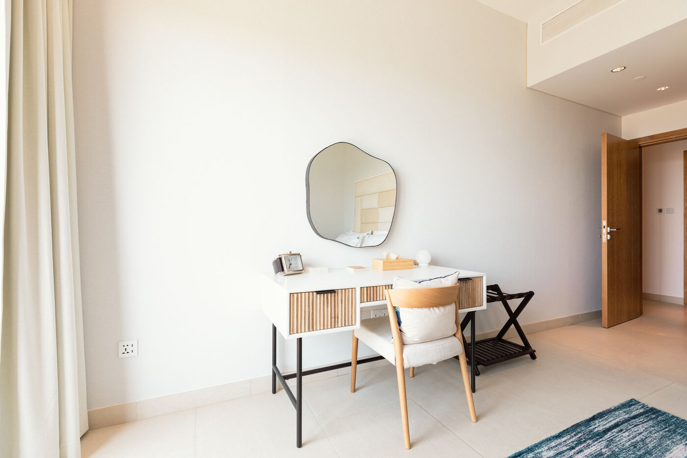 Bedroom at L'Escapade, St. Regis Residences, Saadiyat Island