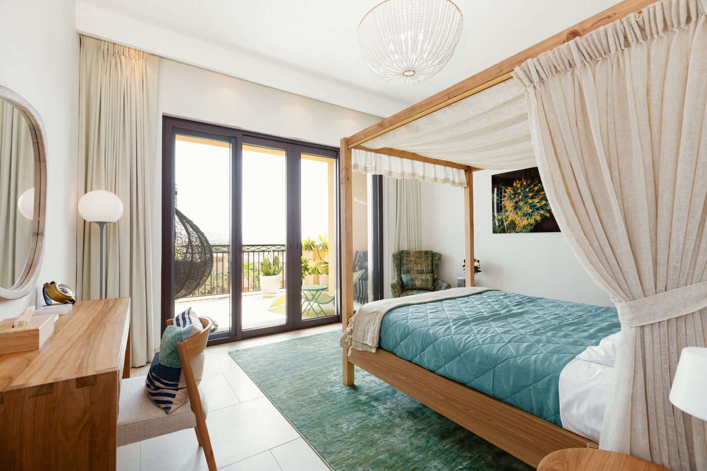 Garden grounds at the St. Regis Resort, Saadiyat Island