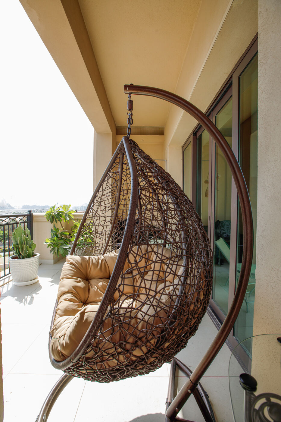 Terrace and views at L'Escapade, St. Regis Residences, Saadiyat Island