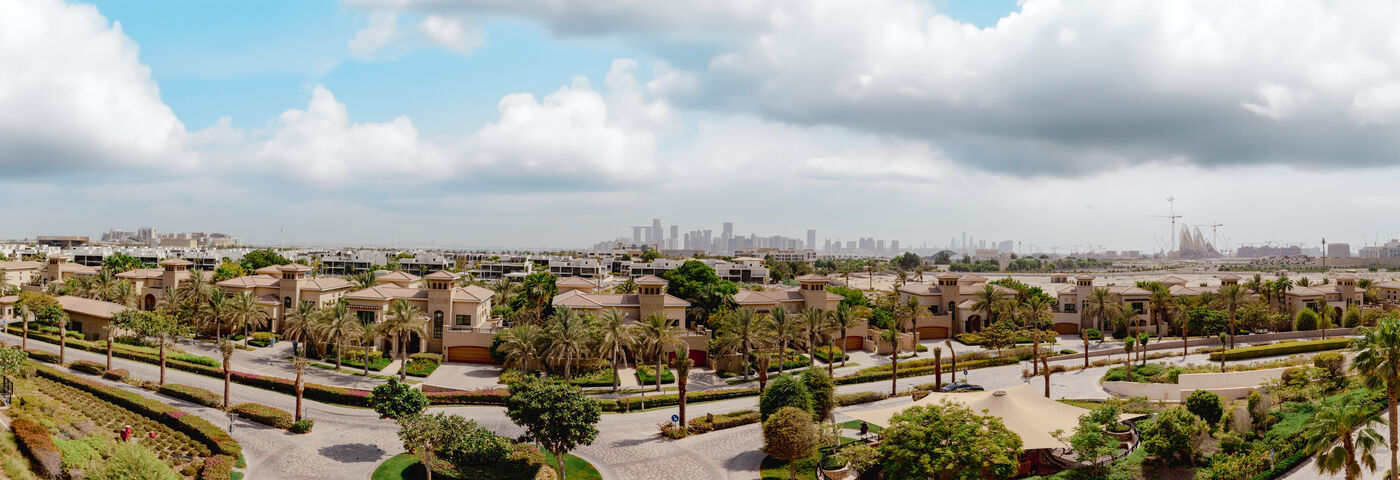 Terrace and views at L'Escapade, St. Regis Residences, Saadiyat Island